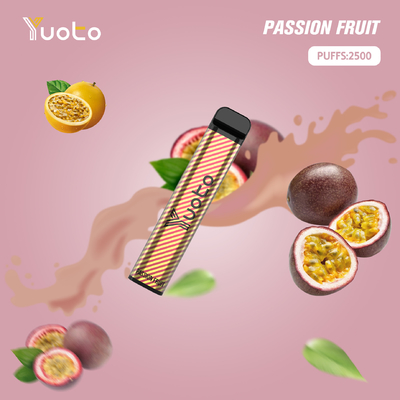 1200mAh 100% Yuoto original XXL 2500 souffle saveurs liquides jetables de Vape 7ml E des 25