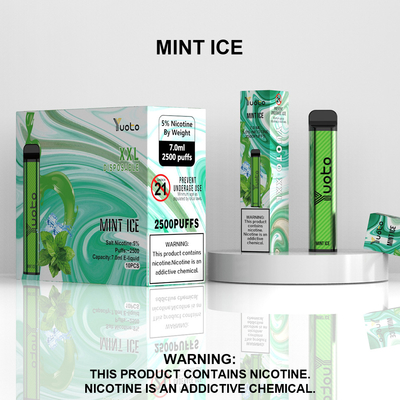 2500 Bouffées Jetable Vape Pod Saveur De Pêche Yuoto XXL Bobine 7ml Ejuice 1200mAh Batterie De L'usine De Chine