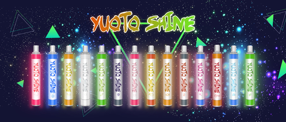 Yuoto populaire Vape avec du sel de haute qualité Vape jetable Yuoto original de nicotine de 5% 1500 souffles Vape Ecigs