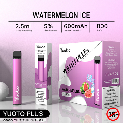 Yuoto plus 800 la fraise mélangée de framboise de myrtille de saveur de la cigarette 32g 11 des souffles E