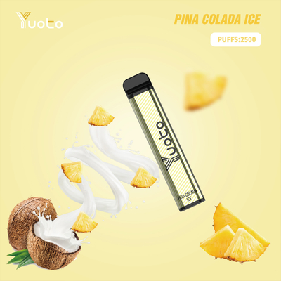 Cosse originale de vape d'usine de forme d'eliquid du xxl 2500puffs 1200mah 7ml de Yuoto de yuoto de yuotovape jetable carré de vape dans la porcelaine