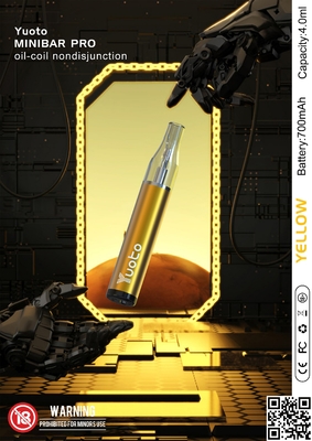 Mini Bar Vape d'opération nor, stylo jetable de Cbd Vape de bobine de maille