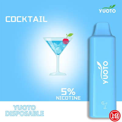 Original Factory Yuoto Smart pro 1500puff 2-5%mg disposable ecig 800mAh Battery Square line appearance