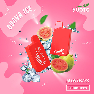 Yuoto Mini Box 700 souffle la batterie jetable 450mAh 2.3ml de 15 saveurs de Vape
