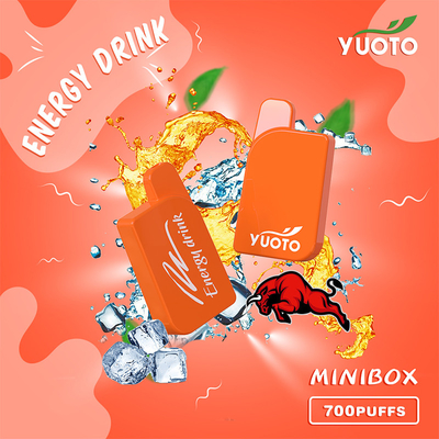 Yuoto Mini Box 700 souffle la batterie jetable 450mAh 2.3ml de 15 saveurs de Vape