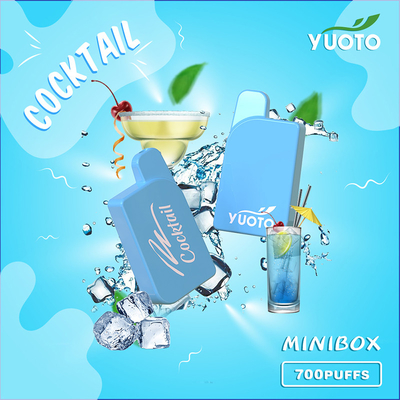 Yuoto Mini Box 700 souffles 15 assaisonne la marque Mongo Ice de Maskking de glace de menthe de 2,3 ml Juice Capacity You Deserve It
