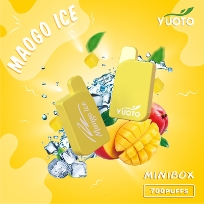 Yuoto Mini Box 700 souffles 15 assaisonne la marque Mongo Ice de Maskking de glace de menthe de 2,3 ml Juice Capacity You Deserve It
