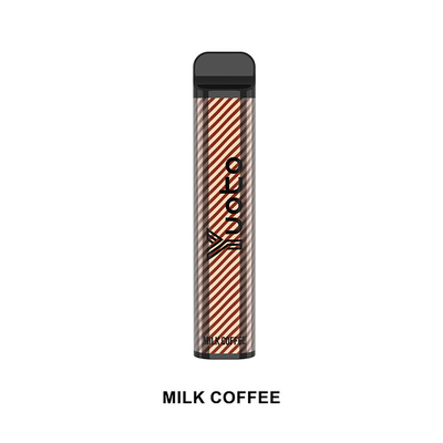 Yuoto 2500 souffle vaporisateur Pen Kit de saveurs 23 saveurs 5% glace jetable de fruit de Vape de batterie de 1200 heures-milliampère