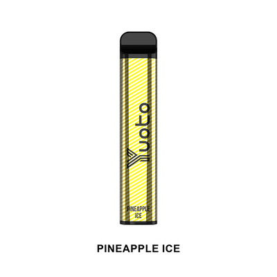 Yuoto 2500 souffle vaporisateur Pen Kit de saveurs 23 saveurs 5% glace jetable de fruit de Vape de batterie de 1200 heures-milliampère