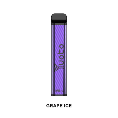 Yuoto 2500 souffle vaporisateur Pen Kit de saveurs 23 saveurs 5% glace jetable de pêche de batterie de 1200 heures-milliampère populaire en Inde