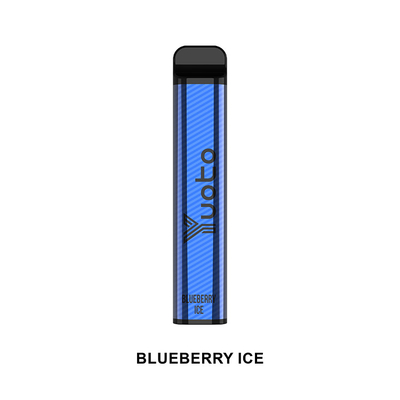 Yuoto 2500 souffle vaporisateur Pen Kit de saveurs 23 saveurs 5% glace jetable de pêche de batterie de 1200 heures-milliampère populaire en Inde