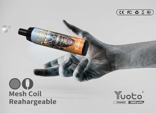 Yuoto Thanos 5000 souffle des ventes directes de 5%/2% de nicotine usine en gros d'E-cigarette