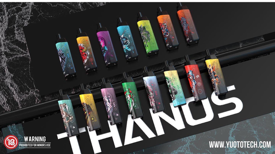 Yuoto Thanos 5000 souffle vaporisateur jetable d'E-jus du préremplissage 14ml batterie Capapcity de 650 heures-milliampère