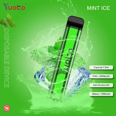 Glace jetable de pastèque de saveurs de Vape Yuoto 23 de souffles de la batterie 2500 de 7ML 1200mAh