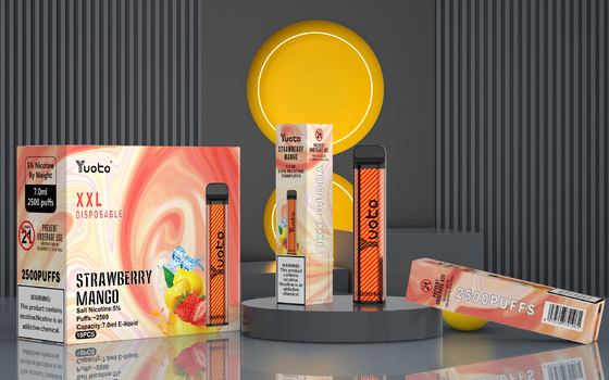 Souffle original de Yuoto XXL 2500 de saveurs, wholsale jetable de nicotine de la cigarette 2% d'E