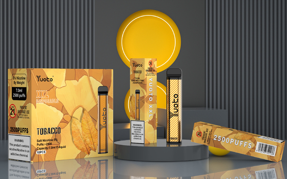Souffle original de Yuoto XXL 2500 de saveurs, wholsale jetable de nicotine de la cigarette 2% d'E