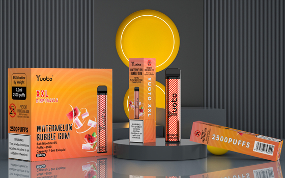 cigarette électronique originale yuoto xxl 2500 bouffée vape stylo 5% nic usine prix de gros avec une bonne qualité