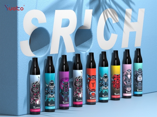 Stylo jetable de Vape d'E-cigarettes de Vape Mesh Coil 6ml E Juice Battery 850mAh de souffles originaux de Yuoto 2000