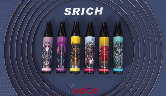 Stylo jetable de Vape d'E-cigarettes de Vape Mesh Coil 6ml E Juice Battery 850mAh de souffles originaux de Yuoto 2000