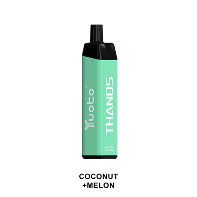 5000 nicotine rechargeable jetable de Vape Yuoto Thanos 5% de cosse de souffles