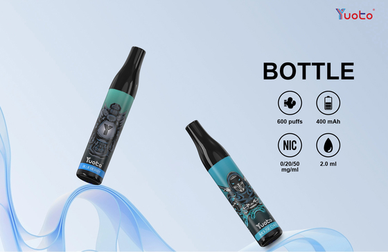 Original 600 Bouffées 2% Nic Sel Yuoto Bouteille Jetable Vape 14 Saveurs