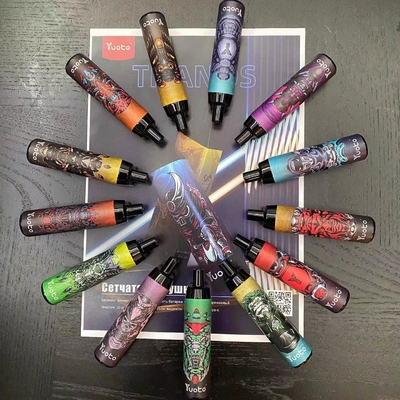 Vape Pen jetable Yuoto Thanos 5000 Puffs Mesh Coil 14ml E-Liquid 650mAh Batterie