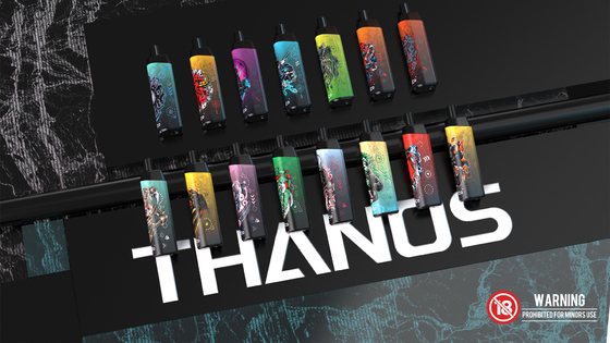 Pod jetable en gros Yuoto Thanos 5000 bouffées 14 ml E-liquide 650 mAh batterie 19 saveurs bobine de maille pour une plus grande fumée