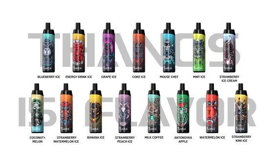 Prix ​​d'usine Pod jetable 14ml E-Liquid 650mAh Batterie Yuoto Thanos 5000 Puffs Mesh Coil pour une plus grande fumée