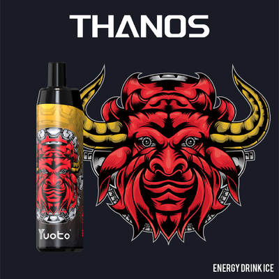 Yuoto Thanos 5000 Puffs Jetable Vape Pen Hookah avec 14ml E-Liquid 650mAh Batterie Mesh Coil