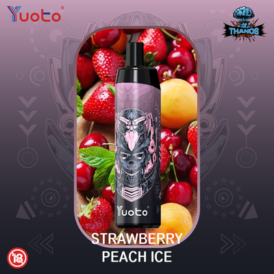 Vape jetable de glace de pastèque Yuoto Thanos 5000 Puffs E Cigarette avec bobine de maille 14 ml E-Liquide 650 mAh Batterie