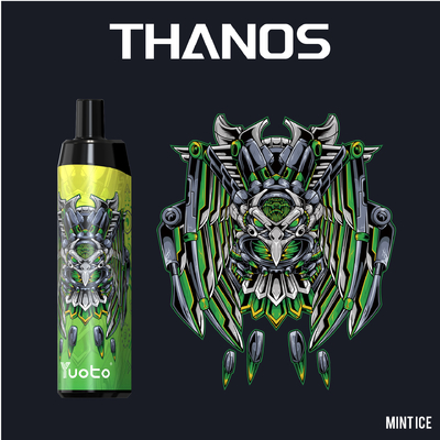 Strawberry Watermelon Ice 5000 Puffs Jetable Vape Pod Yuoto Thanos Mesh Coil 14ml Ejuice 650mAh Batterie de Chine