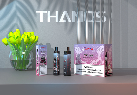 Vape Pod jetable 5000 bouffées Saveur de banane Yuoto Thanos Mesh Coil 14ml Ejuice 650mAh Batterie Bulking China Factory