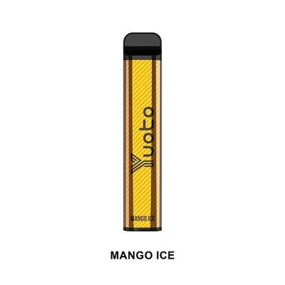 Yuoto Cigarette Electronique Jetable Vape Pen 2500 Bouffées XXL Mango Ice 1200mAh 5% Nicotine