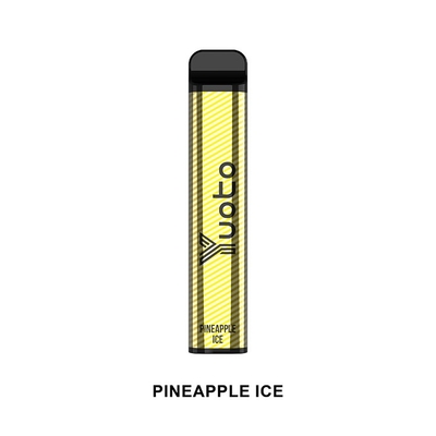 Yuoto Jetable Vape Pen Device 2500 Puffs meilleur ecig jetable 2022 ananas Ice 7ml