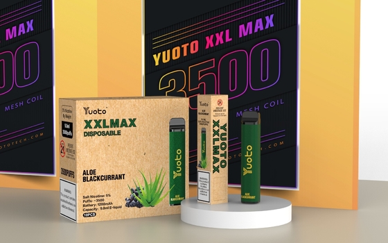 Yuoto Jetable Vape 3500 Puffs Fraise Framboise XXL Max Puff Plus pour les Émirats Arabes Unis