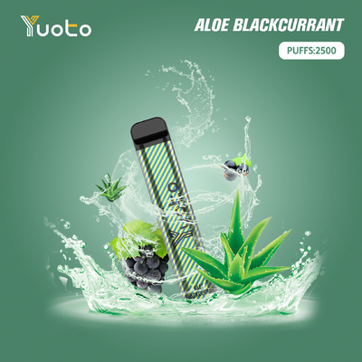 Blueberry Ice Jetable Vape Yuoto XXL 2500 Puffs E Cigarette avec 7ml E-Liquid 1200mAh Batterie