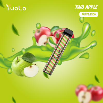 Yuoto xxl 2500 Puffs Jetable Vape Pod Saveur de glace à la mangue 7ml Ejuice 1200mAh Batterie de China Factory