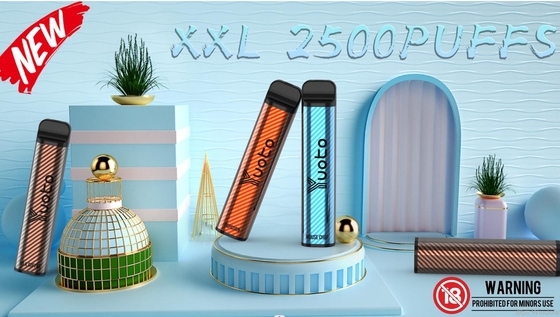 Yuoto XXL 2500 Bouffées Jetable 1200mAh Batterie 7.0ml Ejuice Saveur de Glace à la Banane pour l'Inde