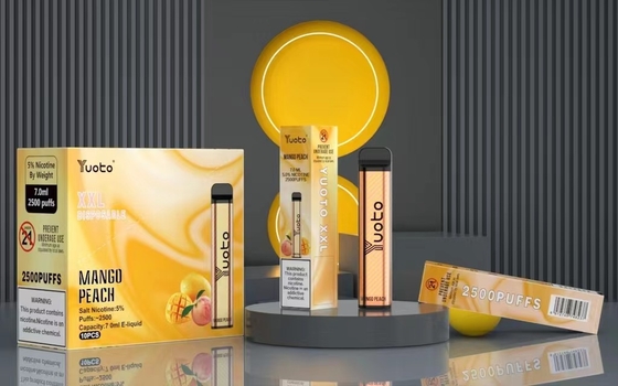 Jetable Vape Pod 2500 Bouffées Saveur Banane Yuoto XXL 7.0ml Ejuice 1200mAh Batterie Bulking China Factory