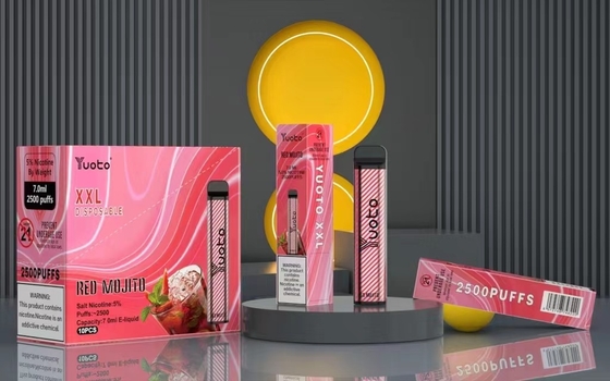Jetable Vape Pod 2500 Bouffées Saveur Banane Yuoto XXL 7.0ml Ejuice 1200mAh Batterie Bulking China Factory