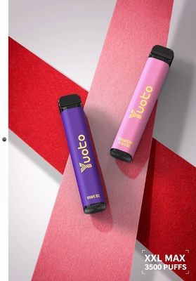 Yuoto XXL Max 3500 bouffées de stylo vape électrique usine directement fraise pêche glace