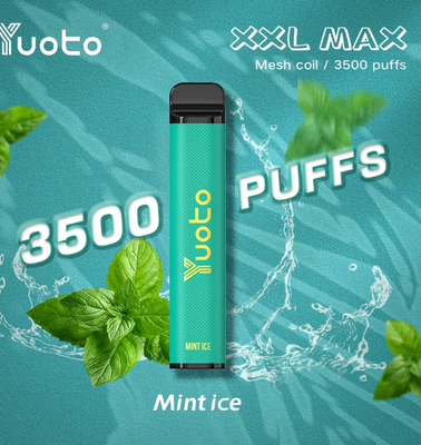 2023 Nouvelle version Logo personnalisé de haute qualité Yuoto 3500 Puff Jetable Vape Nut Bars Goût