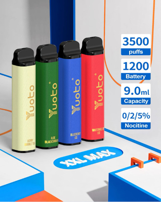 2023 Nouvelle version Logo personnalisé de haute qualité Yuoto 3500 Puff Jetable Vape Nut Bars Goût