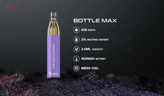 14 jus 2% Nic Yuoto Bottles Max des saveurs 2ML E 600 souffles avec TPD Pen Hookah