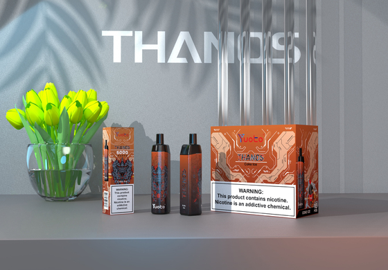 Yuoto Thanos 5000 souffle stylo de Vape, vaporisateur de 14ML 650mAh Mesh Coil Type C