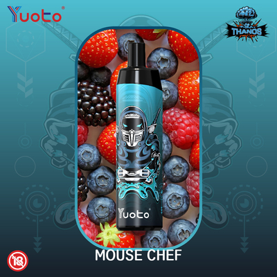 Cigarette de 14ML 650mAh Yuoto Thanos E, type C de Pen Hookah Mesh Coil With de 5000 souffles