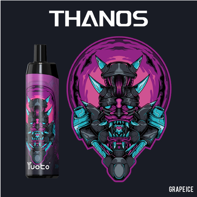 La nicotine jetable Yuoto Thanos 5000 du vaporisateur 5% souffle Pen Hookah 14ML 650mAh Mesh Coil With Type C