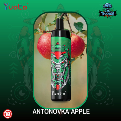 La cigarette de Mesh Coil Rechargeable E, Yuoto Thanos 5000 souffle 14ML 650mAh avec le type C
