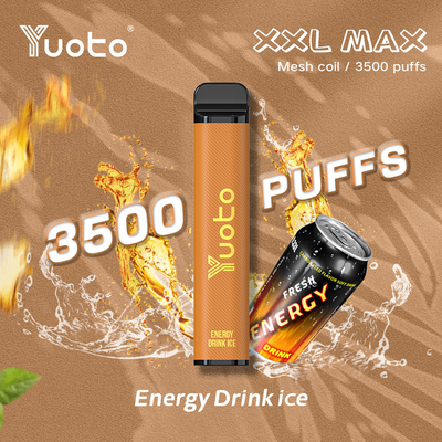 ODM Yuoto 3500 souffle jus mélangé de la batterie 9ml E de la saveur ROHS 1200mAh de la barre 16 de Vape