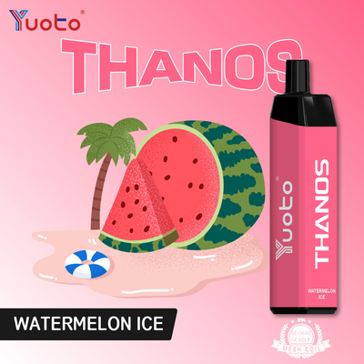 Le paquet arabe Yuoto Thanos 5000 souffle batterie au lithium 650mAh liquide de 14ml E Mesh Coil Rechargeable Vape